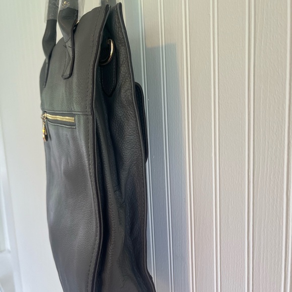 Kristen Bell for Erica Anenberg Large Leather Tote Bag - Picture 5 of 6